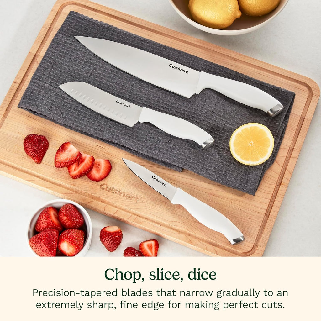 Block Knife Set, 12pc Cutlery Knife Set with Steel Blades for Precise Cutting, Lightweight, Stainless Steel, Durable