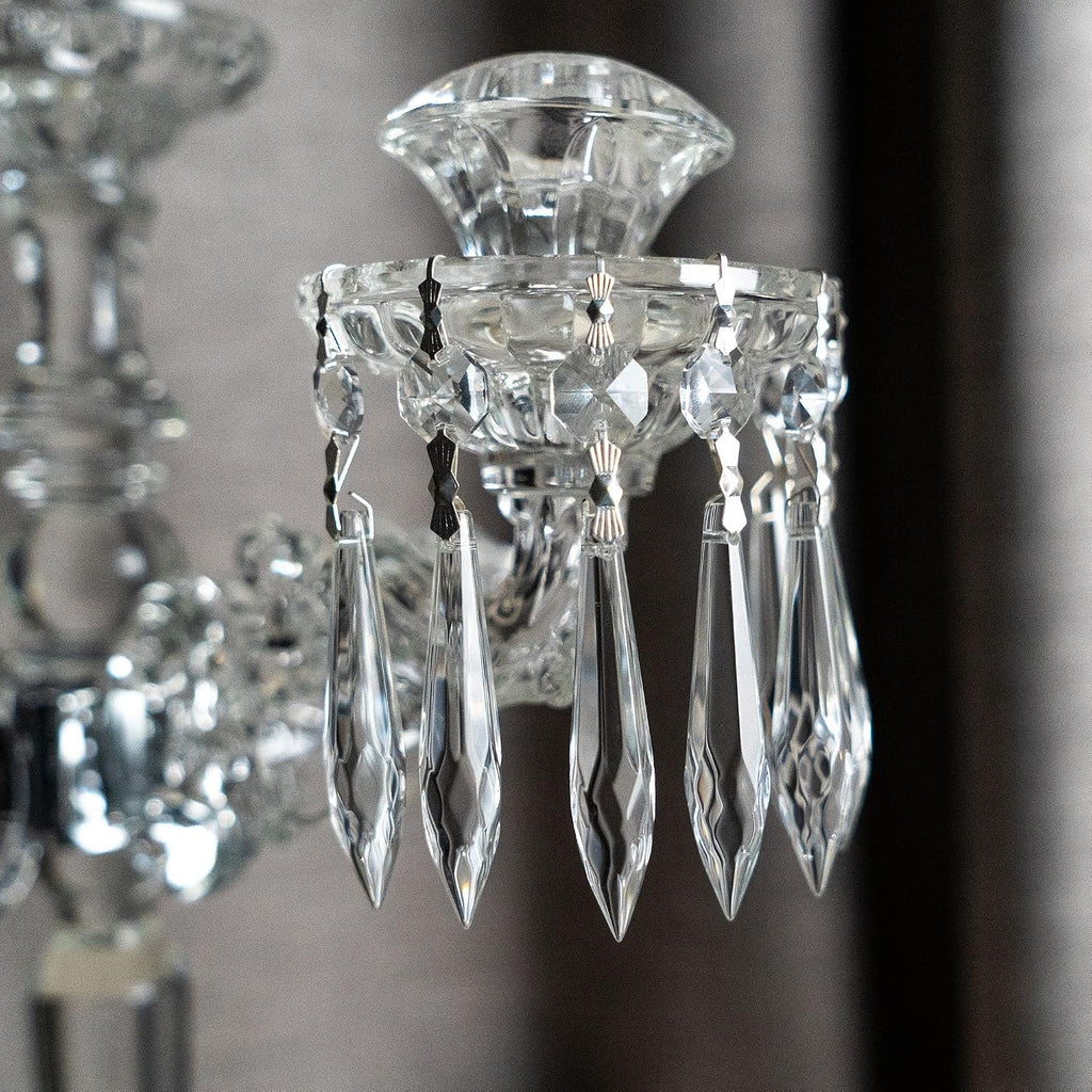 20Pcs 63mm Hanging Chandelier Crystals Icicle Prisms Suncatchers,Clear - Replacement Parts for Chandeliers