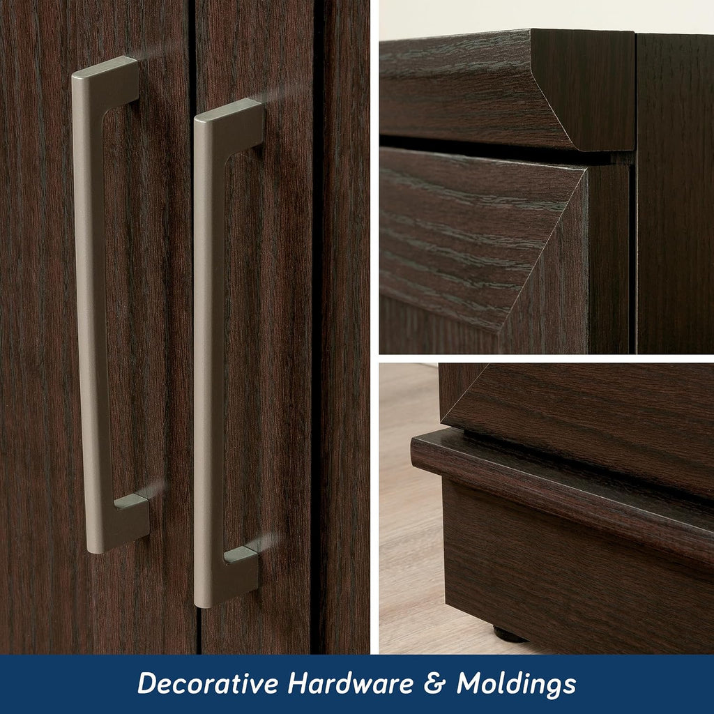 HomePlus Storage Cabinet/ Pantry cabinets, Dakota Oak finish