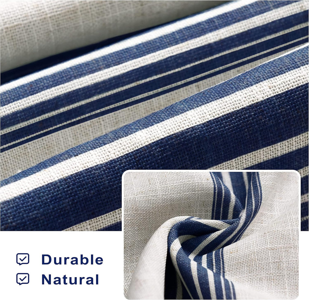 Chris Linen Lined Valance Double Layer Thermal Insulated Room Darkening Blackout Window Valances 3 Inch Rod Pocket