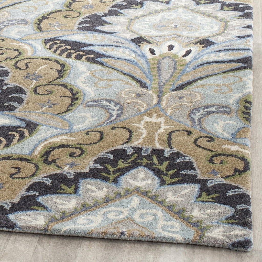 Wyndham Area Rug - 10' x 14', Blue & Multi, Handmade Modern Wool