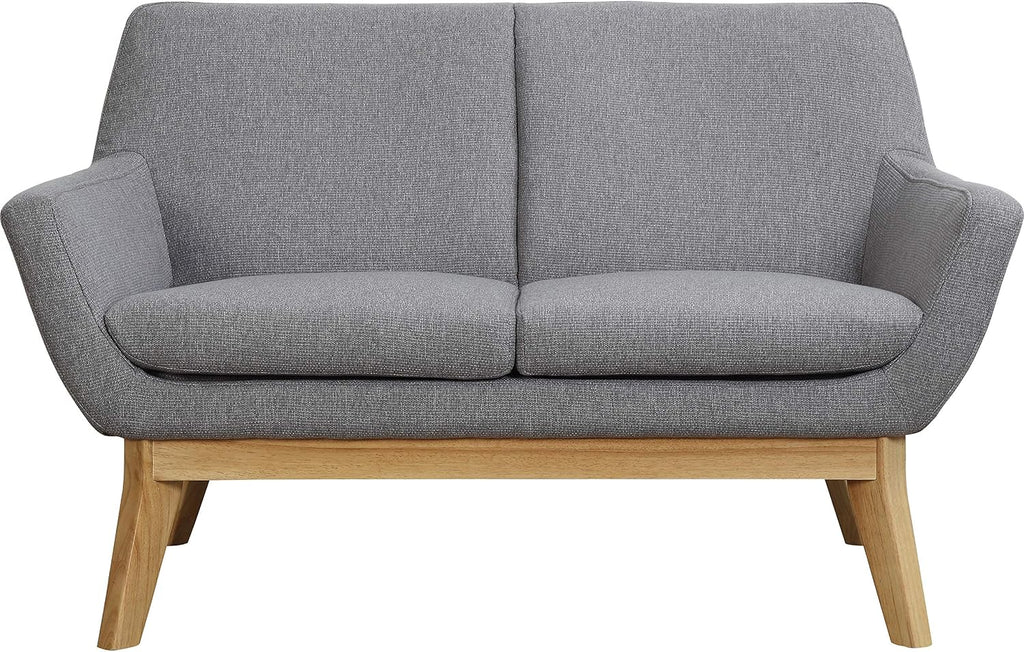 LLR68962 Quintessence Collection Upholstered Loveseat Sofa Gray
