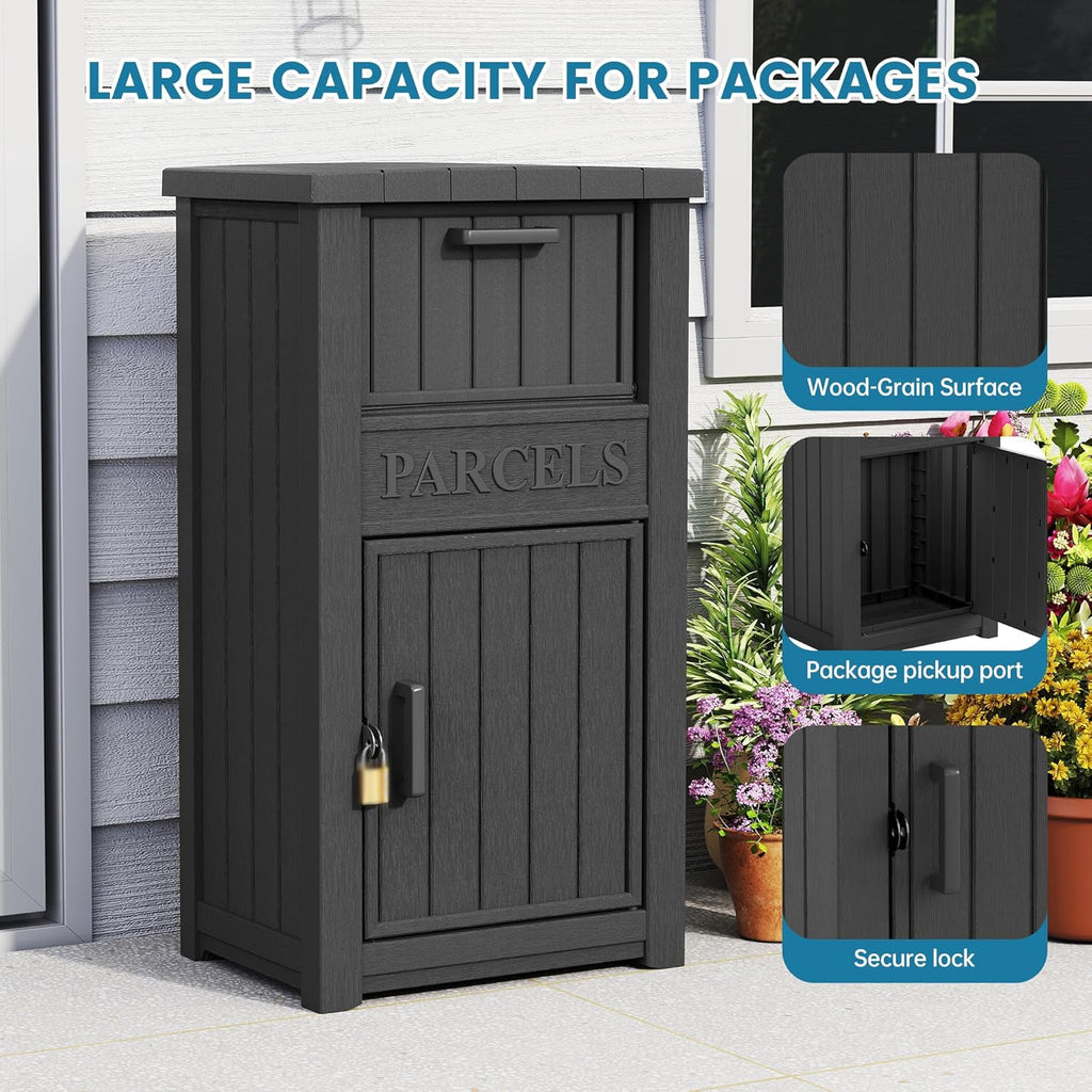 Package Delivery Box Theft Large Parcel Drop Box (60 Gallon)