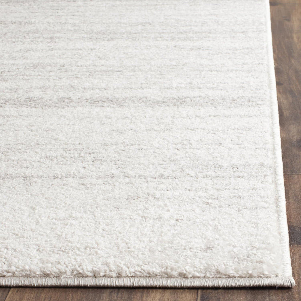 Area Rug 12x15 - Adirondack - Large - Ivory & Silver, Modern Ombre Design, Non Shedding & Easy to Clean