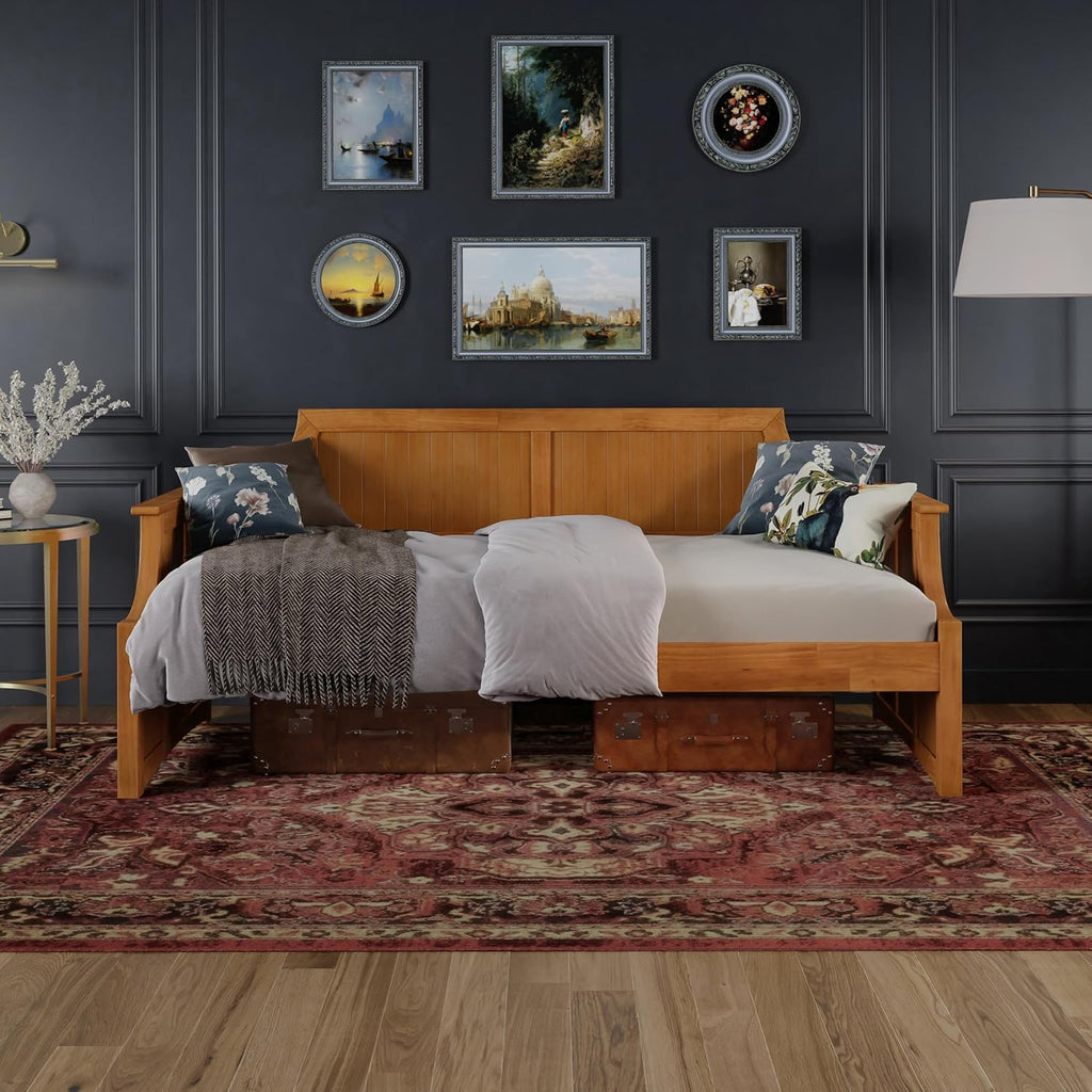 Cambridge Wood Daybed, Twin, Light Toffee