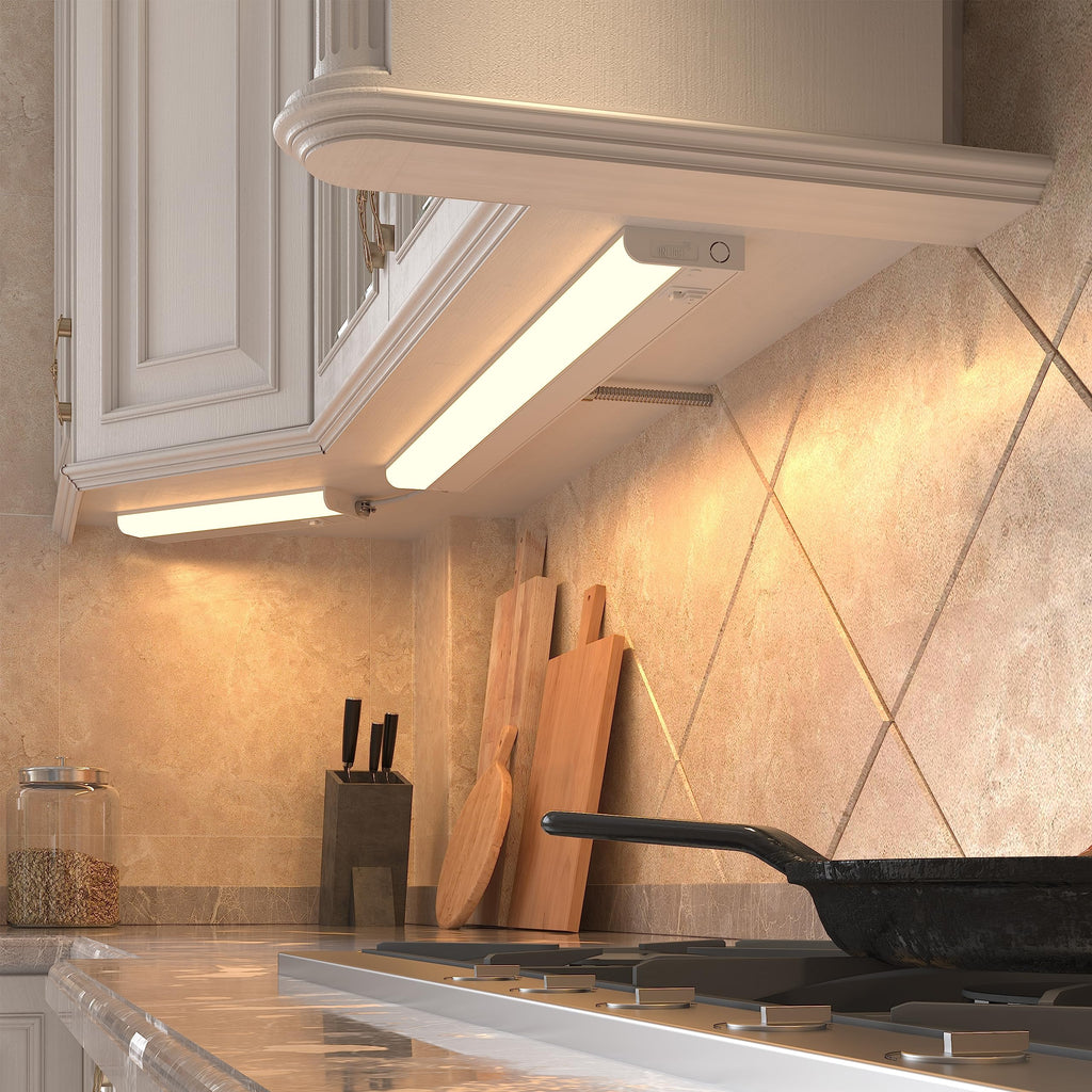 Hardwired Only LED Under Cabinet Light, 3-CCT Selectable