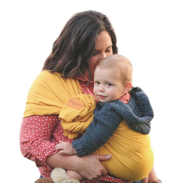 Ring Sling Baby Carrier, Soft Linen Baby Sling, Baby Wrap, Comfort, Style, and Giving Back - Carry Your Little One