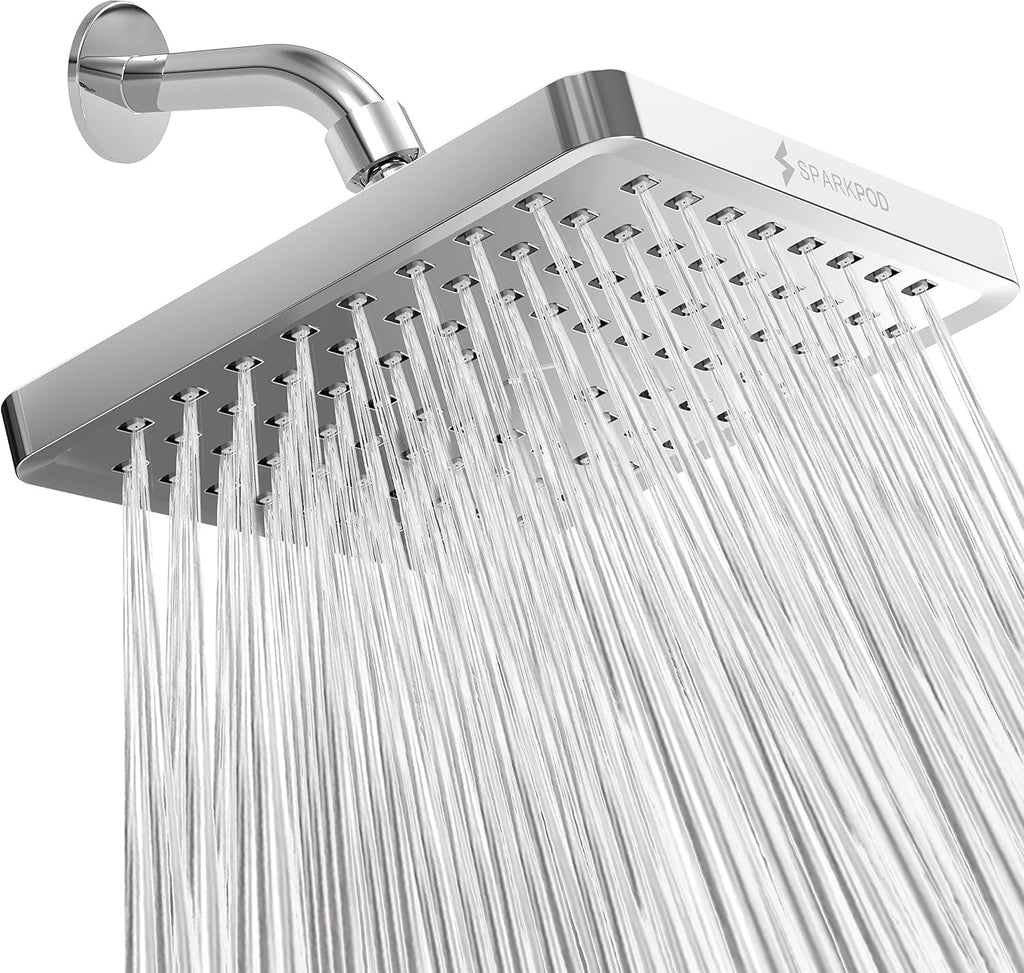 Shower Head - High Pressure Rain - Premium Quality Luxury Design
