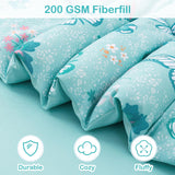 Mooreeke Bed in a Bag for Kids Girls Teens, 6 Pieces Twin Comforter Bed Set with Shams