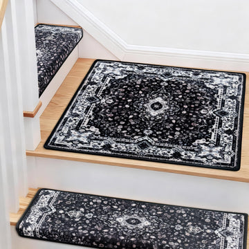 Bullnose for Wooden Steps, Non Slip Landing Mat, 1pc