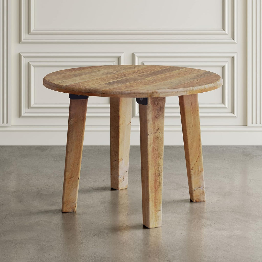 Jofran Reclamation 42" Rustic Reclaimed Solid Wood Round Dining Table