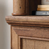 Palladia Bookcase with Doors, Multiroom Storage, Library Bookcase, Vintage Oak Finish