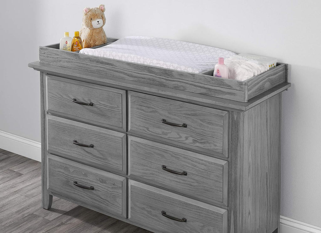 Universal Changing Topper for Kenilworth/Willowbrook 6 Dr dresser, Graphite Gray
