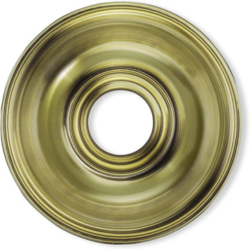 Traditional Ceiling Medallions Collection Finish, Antique Brass 0.1 x 0.1 x 1