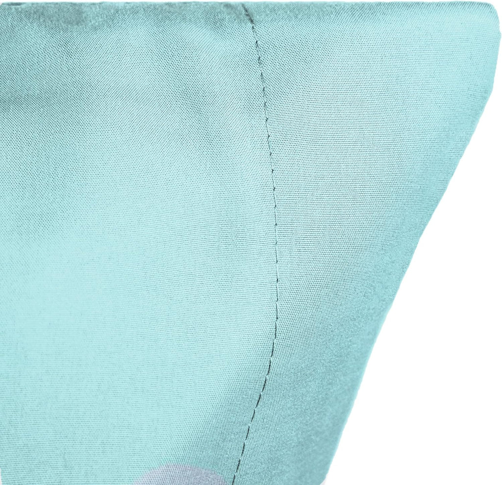 Kids Sheet Set with Fitted, Flat Sheets & Pillow Cover - Ultra-Soft Bedding with Pillowcase for Room Decor, White