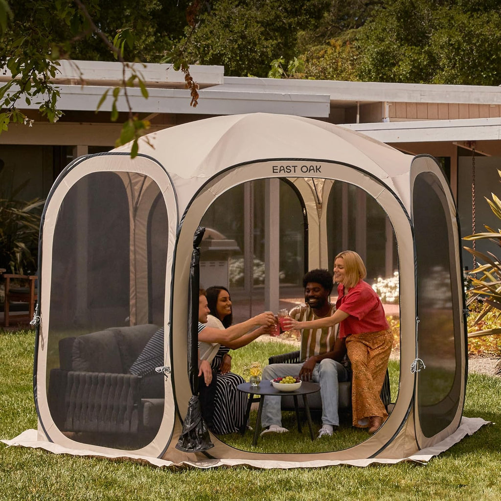 Pop up Screen Tent with Mosquito Netting, Portable Screen House Canopy Shelter