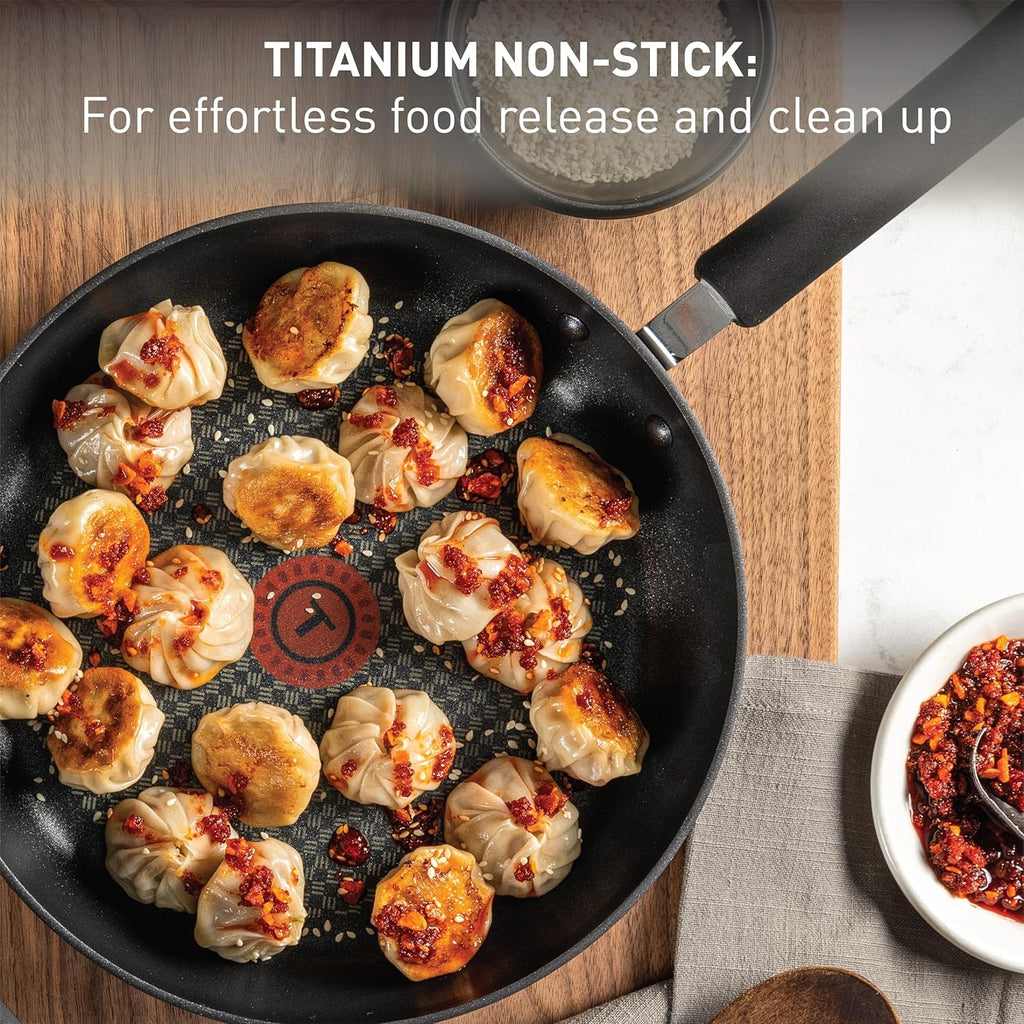 Ultimate Hard Anodized Nonstick Pots and Pans Set 17 Piece, Nonstick Cookware Set with Fry Pan, Saucepans, Saute-Pan