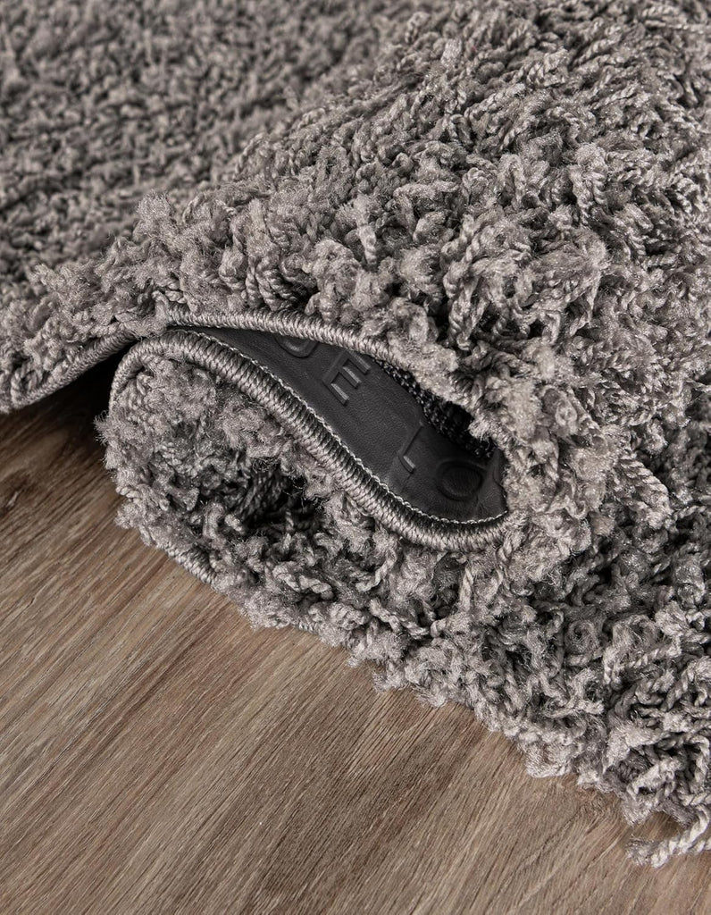 Solid Shag Rug - 10' x 14' 1 Cloud Gray Shag Rug - Plush 1.5-Inch Pile, Stain-Resistant & Kid-Friendly