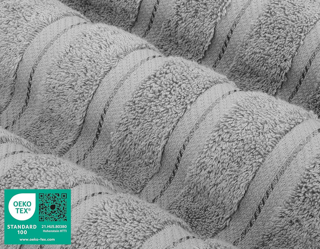 Soft Linen 100% Cotton Luxury Turkish Towels, 6 Piece Towel Set | Soft Absorbent Quick Dry OEKO Tex Standard 100