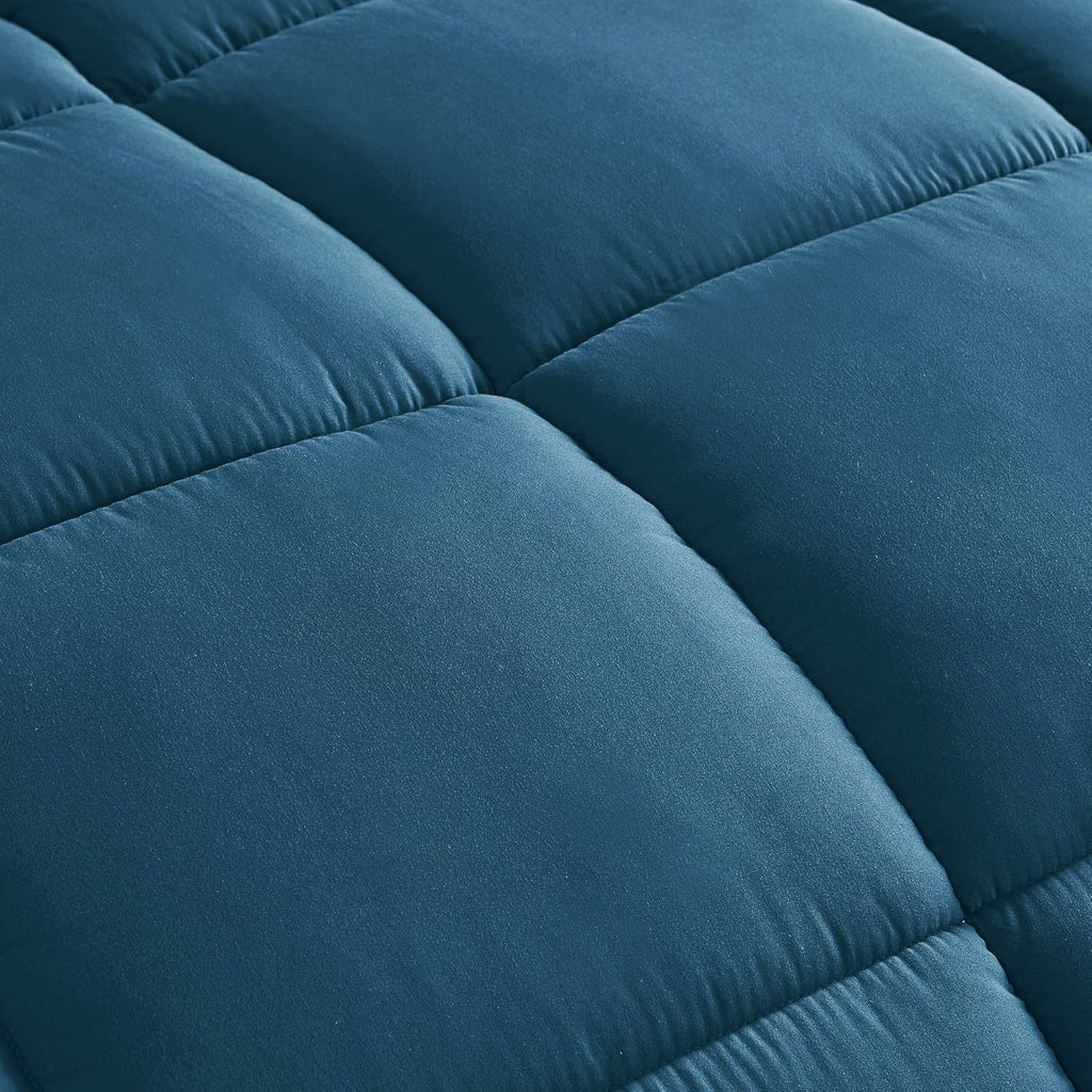 Chezmoi Collection 3-Piece All Season Oversized King Comforter Set Teal