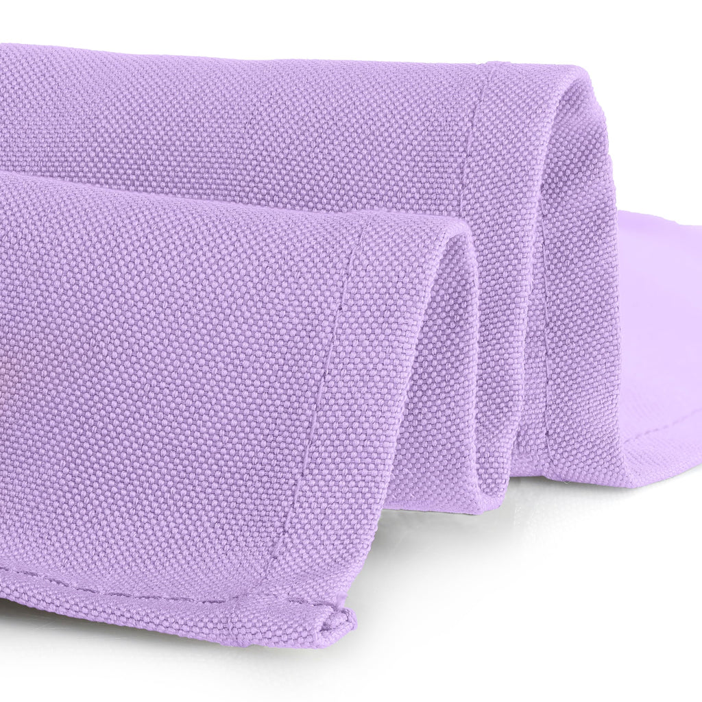 Rectangle Tablecloth - 60 x 84 Inch Lavender Table Cloth for 5 Foot Rectangle Tables - Heavy Duty Washable Fabric