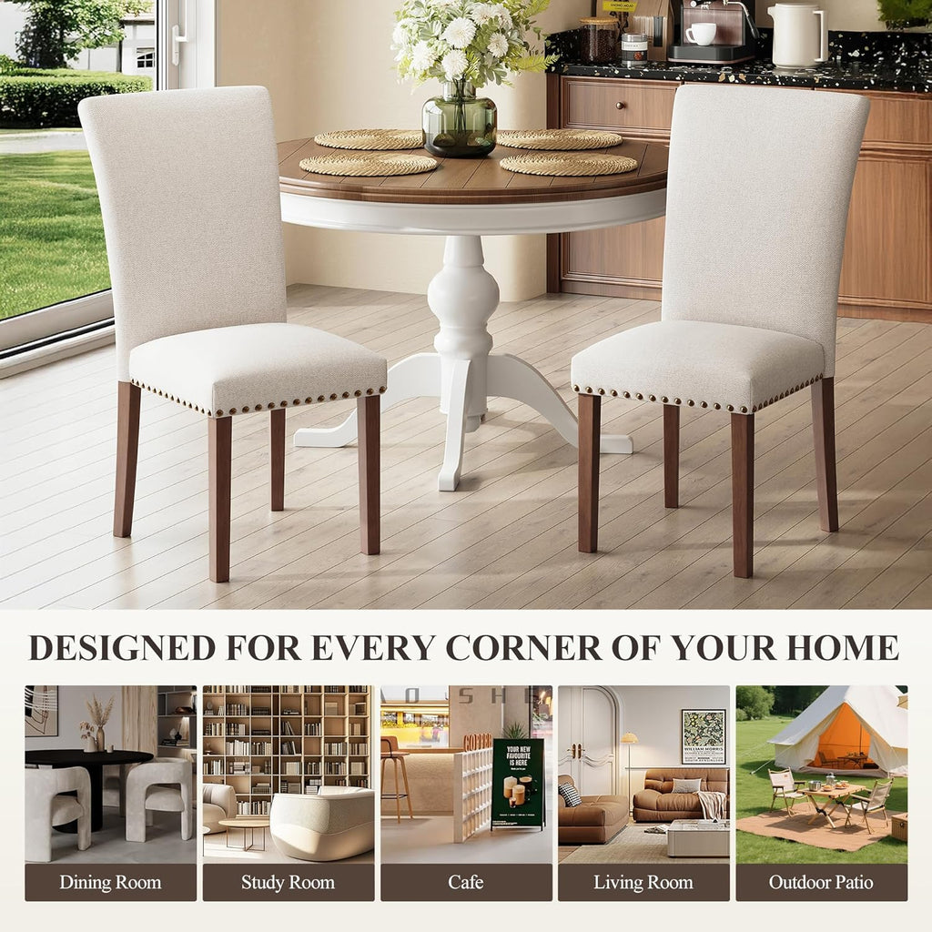 Upholstered Dining Chairs Set of 4