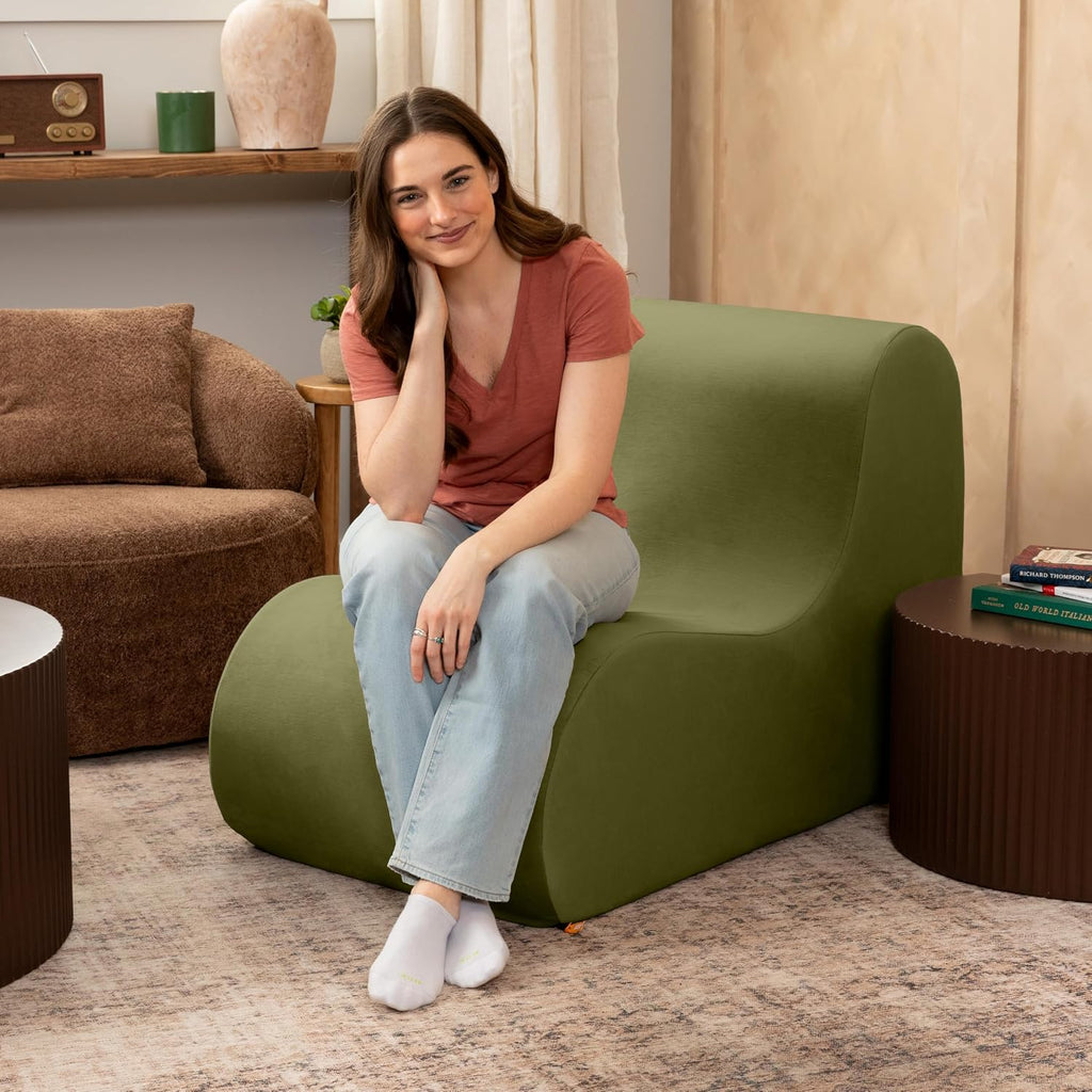 Midtown Modern Accent Chair, Moss