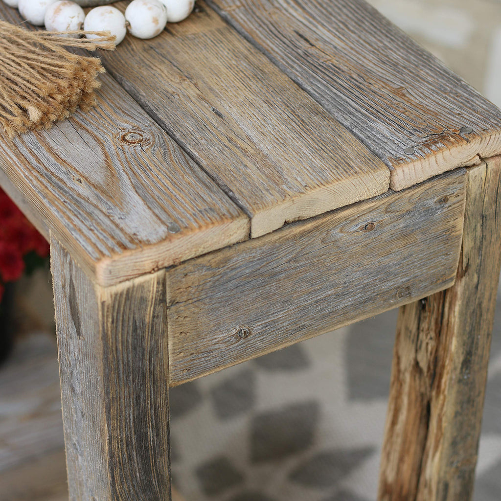 36 Inch Natural Reclaimed Entry Console