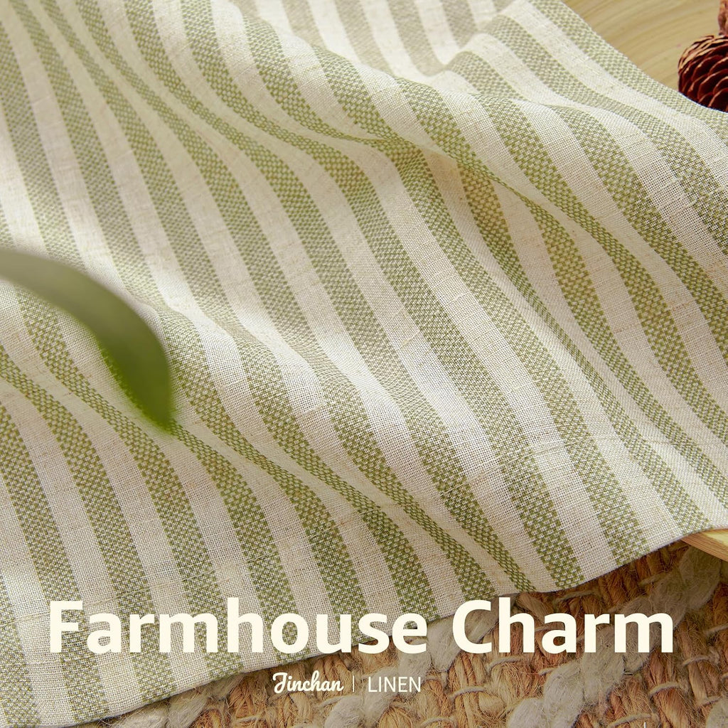 Kitchen Curtains and Valances Set Striped Tier Curtains Ticking Stripe Linen Curtains Pinstripe Cafe Curtains