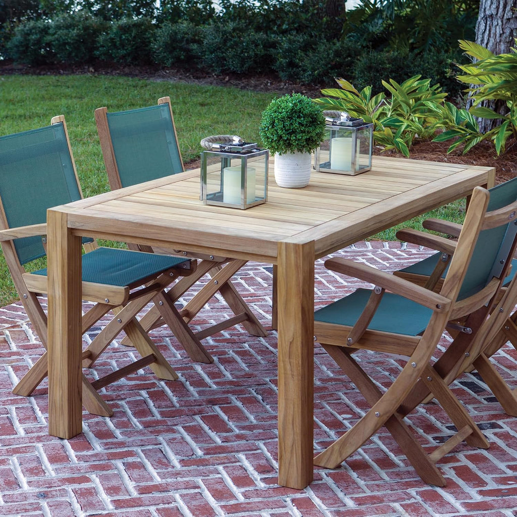 Comfort Teak Table, 63-Inch