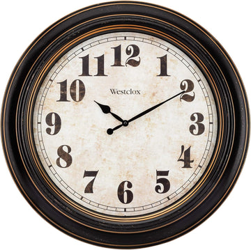 Traditional Large Wall Clock Battery-Operated Clock for Living Room, Bedroom