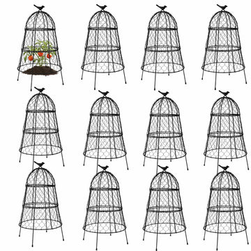Garden Cloches for Plants, Large Plant Protectors from Animals, Pack 12