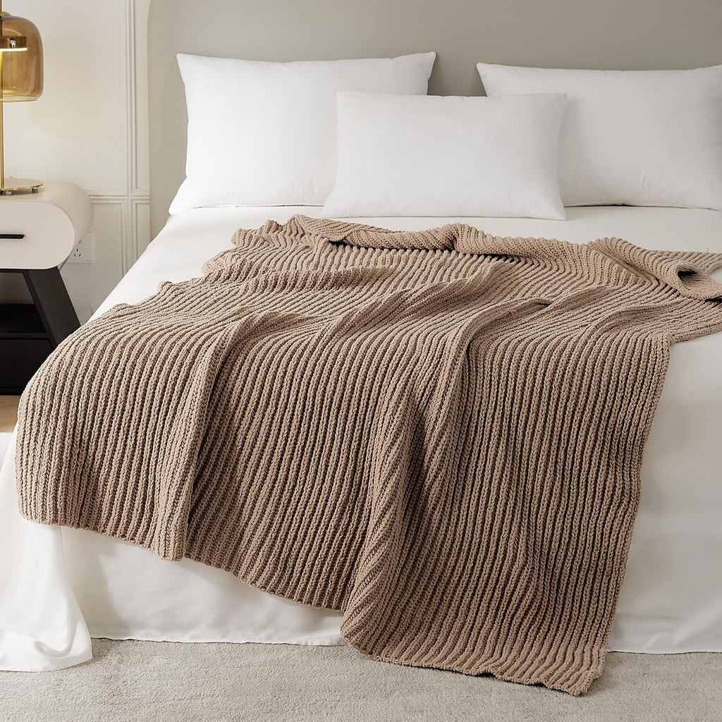 Throw Blanket, Chenille Blanket, 50"*60")