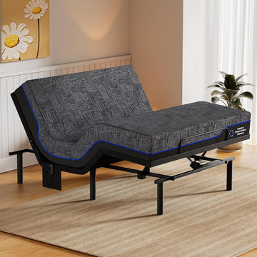 Amada Queen Adjustable Bed Frame with Head & Foot Incline & Wireless Remote, Zero Gravity, Electric Base with 4 Leg