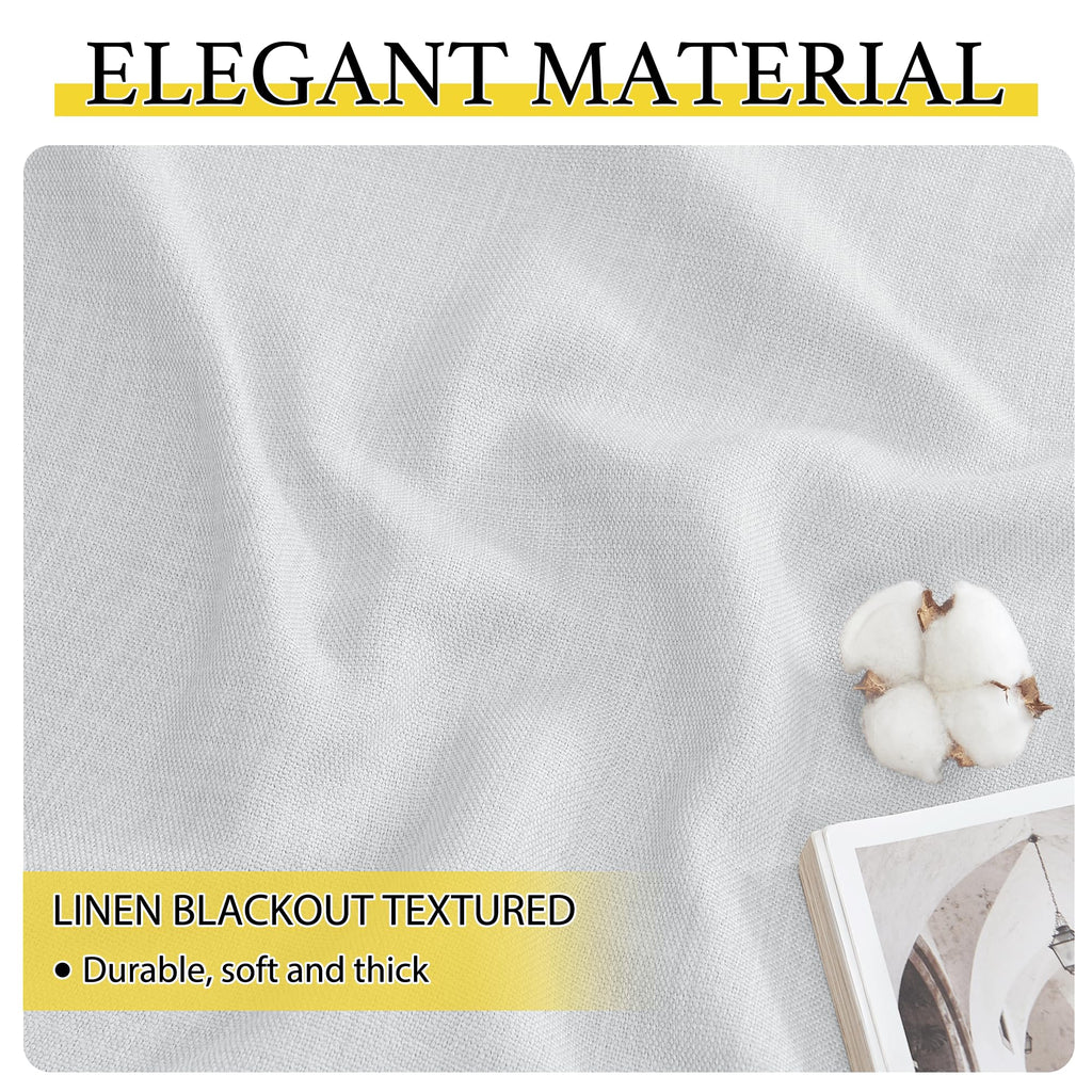 Faux Linen Curtain Valances Over Sink, Farmhouse Light Filtering Privacy Window Covering, Short Curtains for