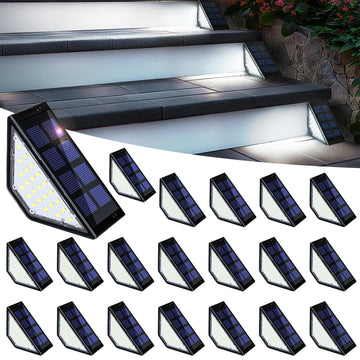 Solar Step Lights Waterproof, Stair Lights Outdoor Decor 20 Pack