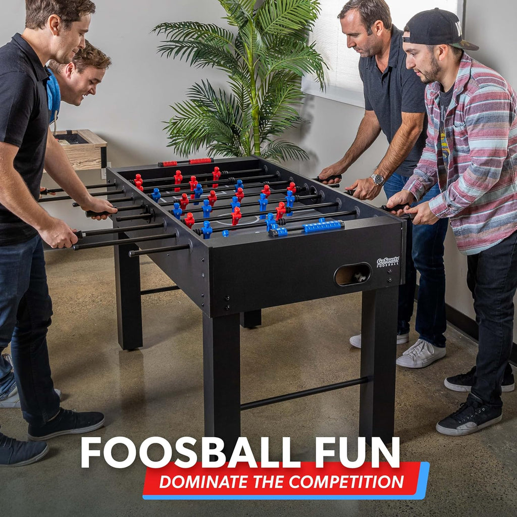 54 Inch Full Foosball Table for Adults - Perfect for Home, Office or Game Room - Choose Color