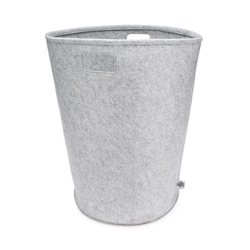 Large Felt Nursery Laundry Hamper & Storage Basket - Gray