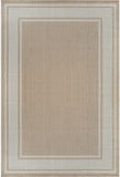 Outdoor Rug 8x10 Modern Bordered Area Rugs for Indoor and Outdoor Patio Deck Porch Garden Waterproof