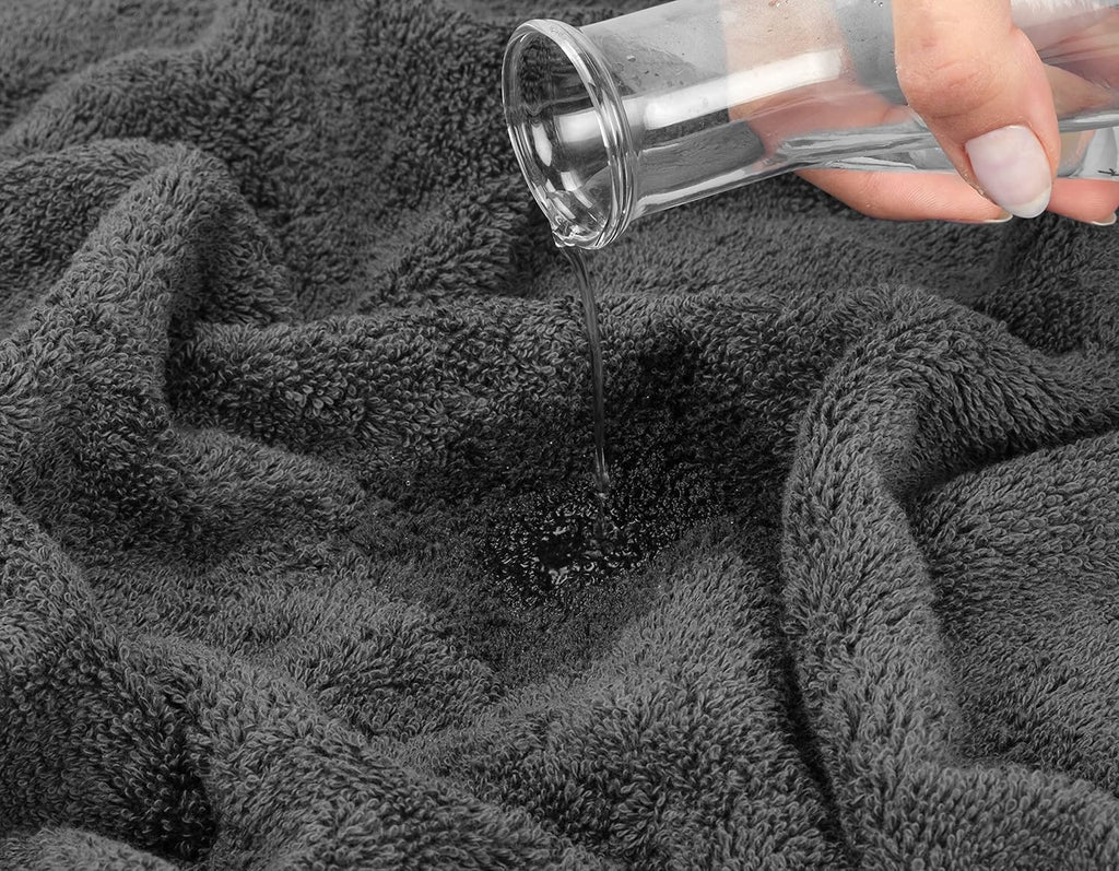 Soft Linen 100% Cotton Luxury Turkish Towels, 6 Piece Towel Set | Soft Absorbent Quick Dry OEKO Tex Standard 100