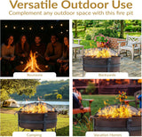 29 Inch Fire Pit - Wood Burning