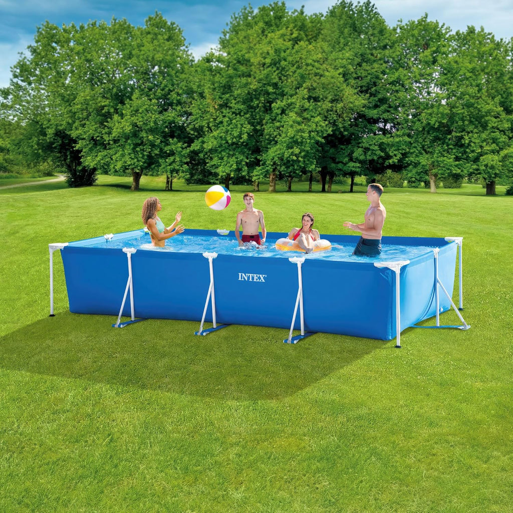 Metal Frame 14ft 9in x 7ft 3in x 33in Above Ground Swimming Pool | 28273EH - Pool Only (Pump Not Included)