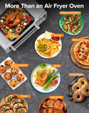 Bravo Pro Smart 21QT Toaster Oven Air Fryer Combo, Convection Oven Countertop, 10 functions all in 1, with even &