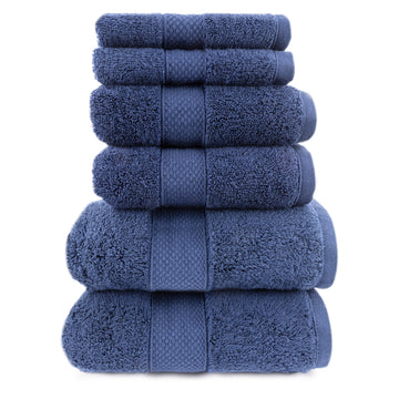 Loft Egyptian Cotton Turkish Bathroom Towels Set, Soft & Absorbent, Ideal Quick Dry Luxury Hand & Large Bath Towels