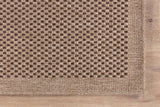 Easy Jute Rug 2x3, Indoor Outdoor Natural Color Fiber Area Rugs
