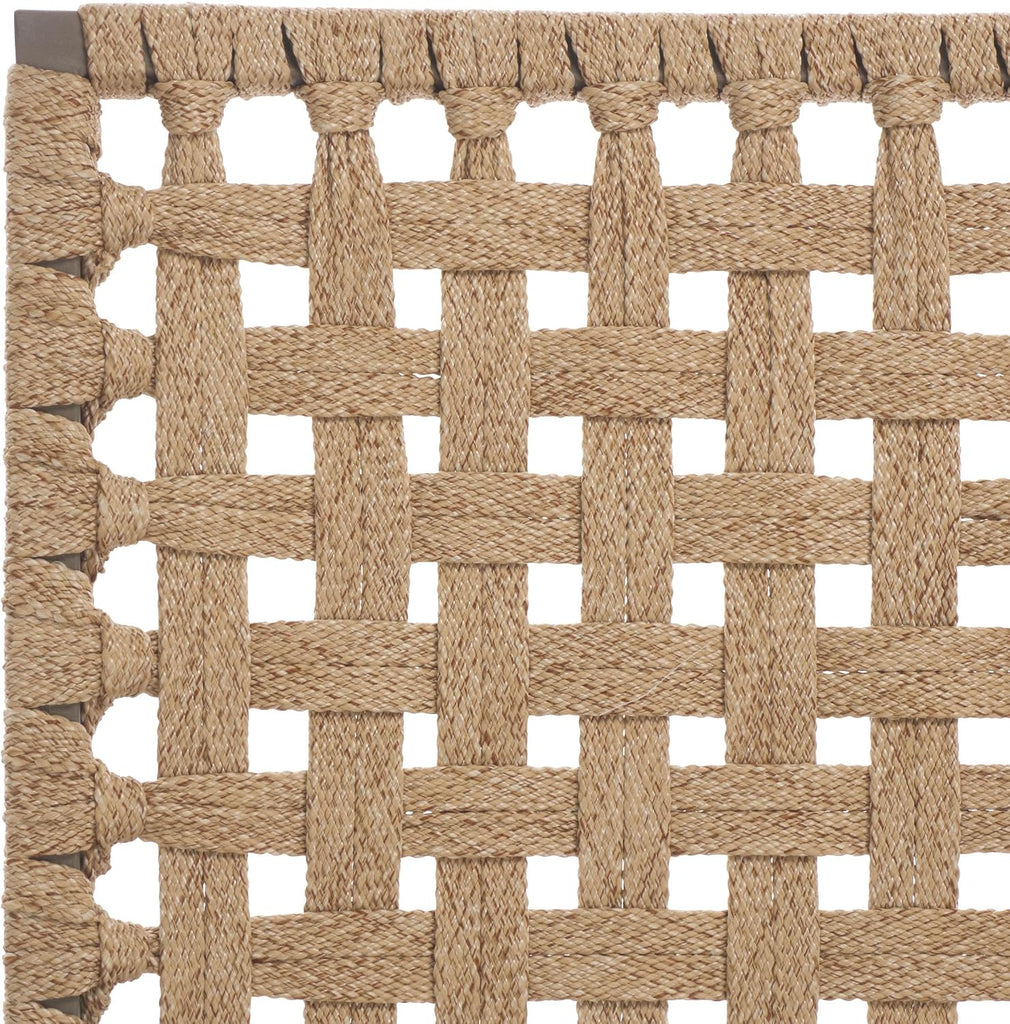 Outdoor Patio Furniture Collection - Arthur Grey & Heather Tan Woven Rope Chaise Lounge Chair, Adjustable Reclining