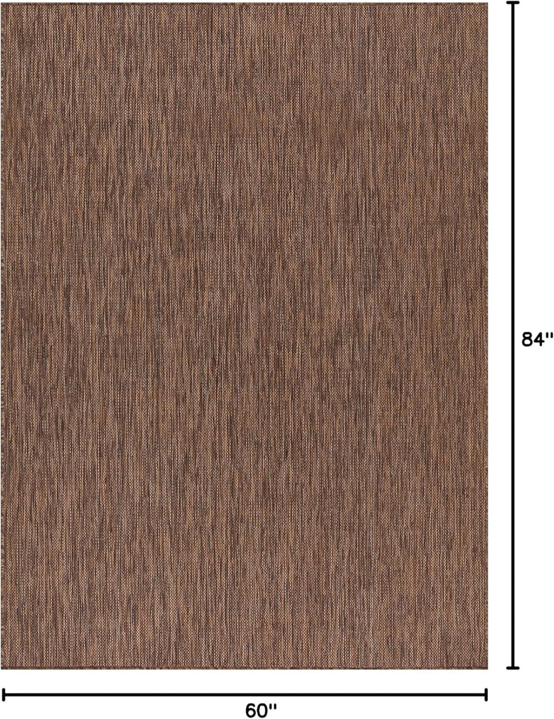 Washable Indoor Outdoor Rug Weather Resistant Carpet Modern Solid for Porch Deck Balcony Backyard Pa