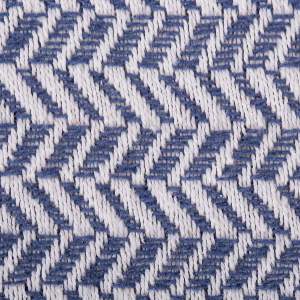 Modern Farmhouse Cotton Herringbone Blanket Throw with Fringe for Chair, Couch, Picnic, Camping, Beach, & Everyday