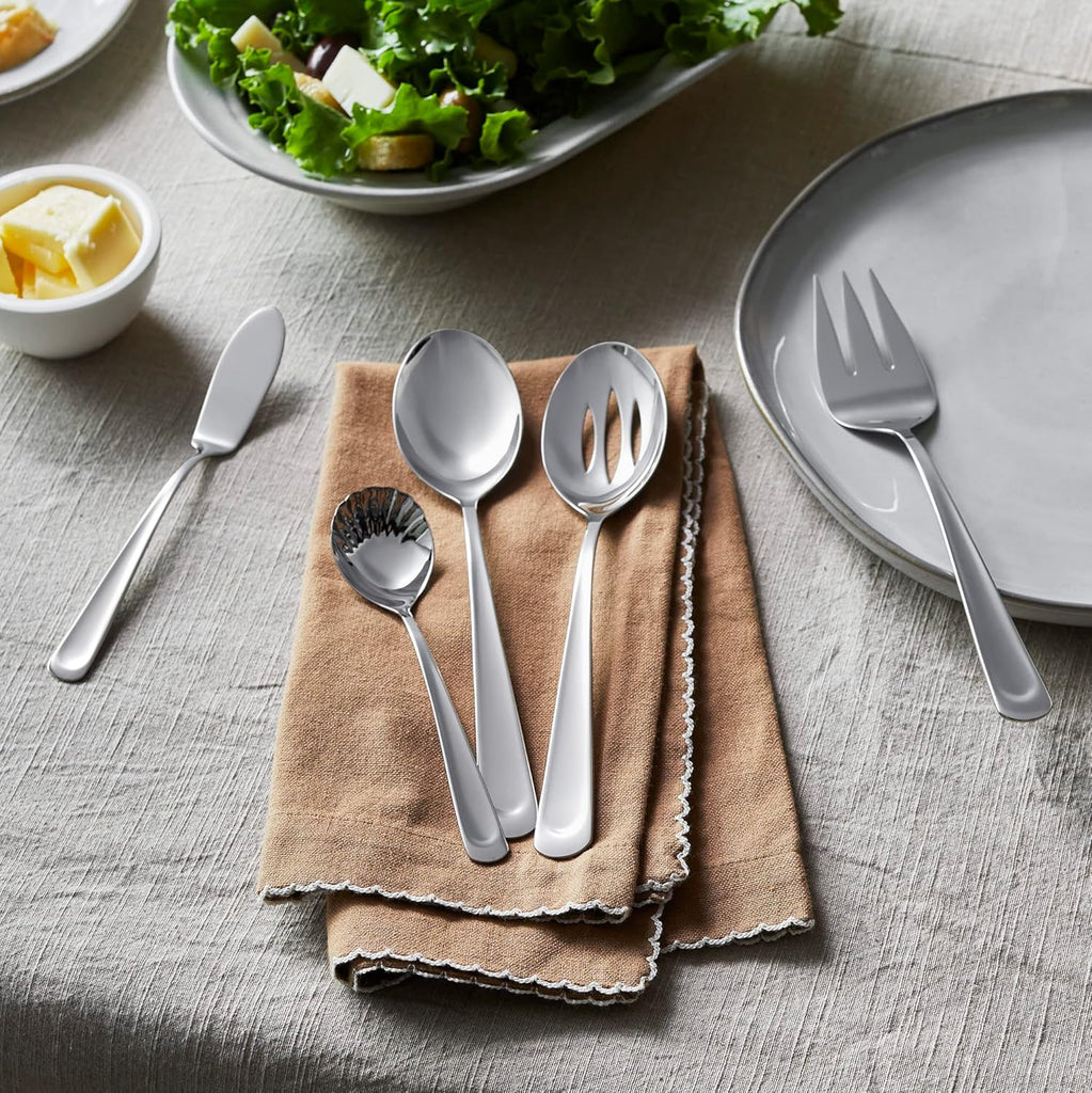 Silvano 45-pc 18/10 Stainless Steel Flatware Set
