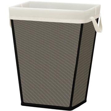 75L Laundry Hamper, Space Saving Freestanding Clothes Basket with Iron Frame, Dirty Clothes Storage Bin with